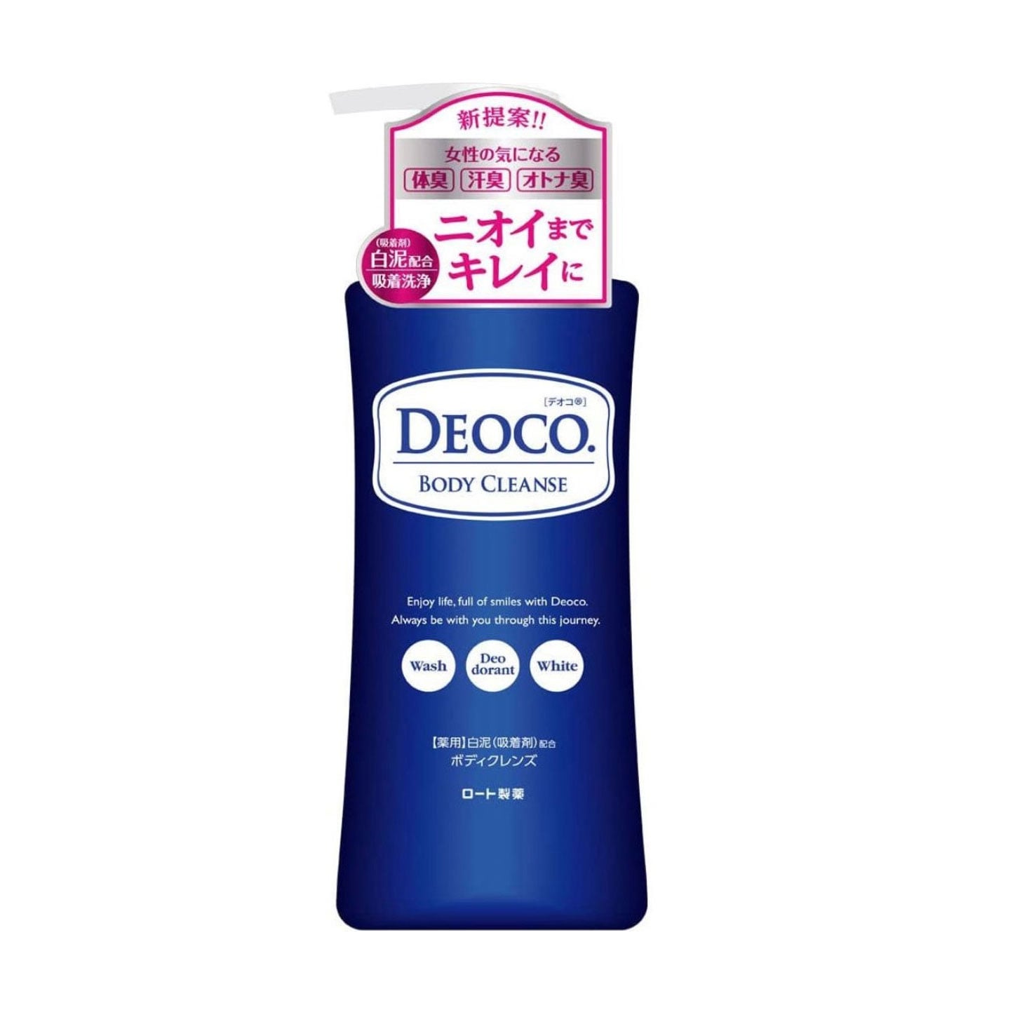 Гель для душу Rohto Deoco Body Cleanse проти вікового запаху тіла, 350 мл